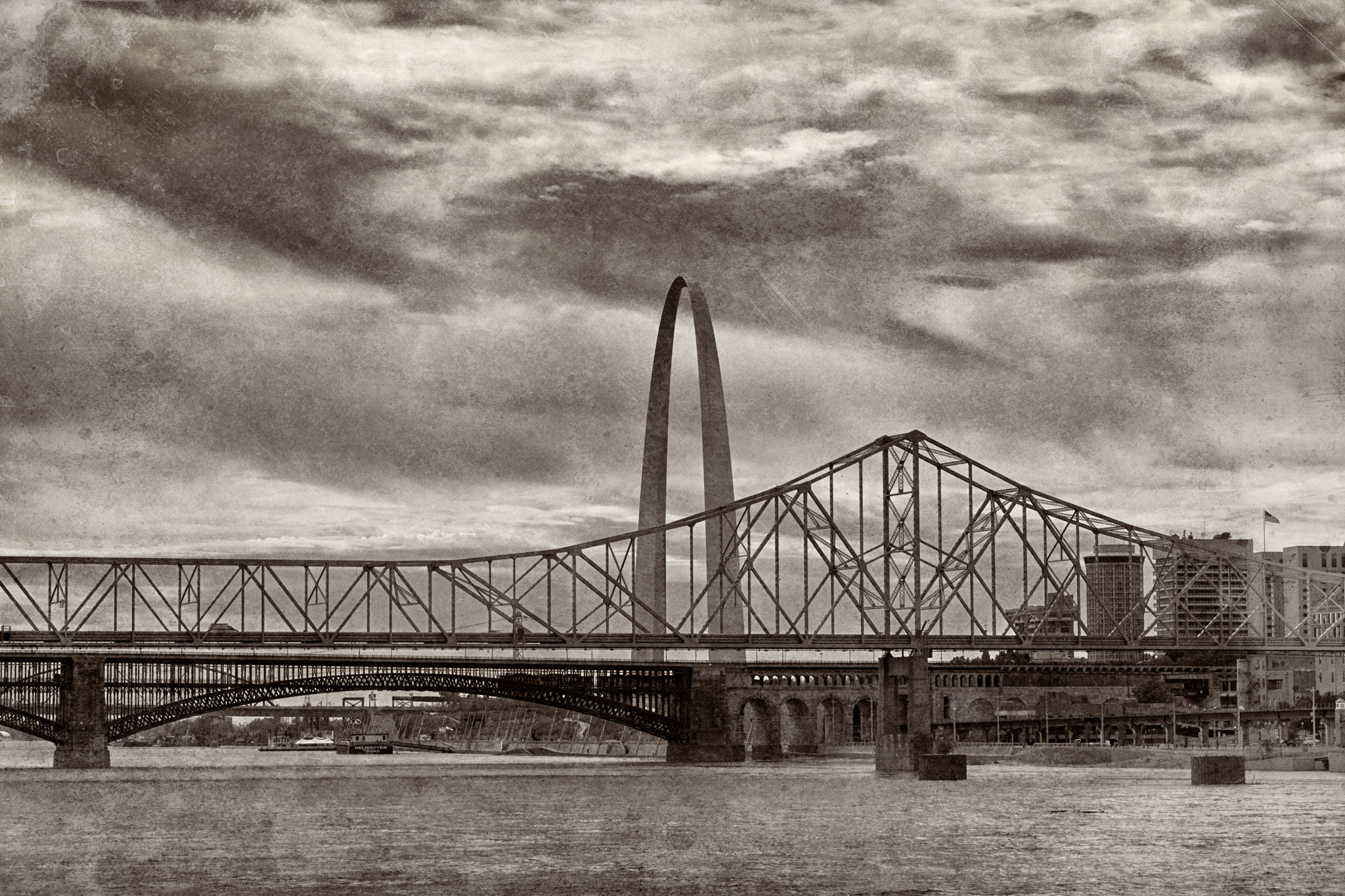 Gateway Arch from the Mississippi River