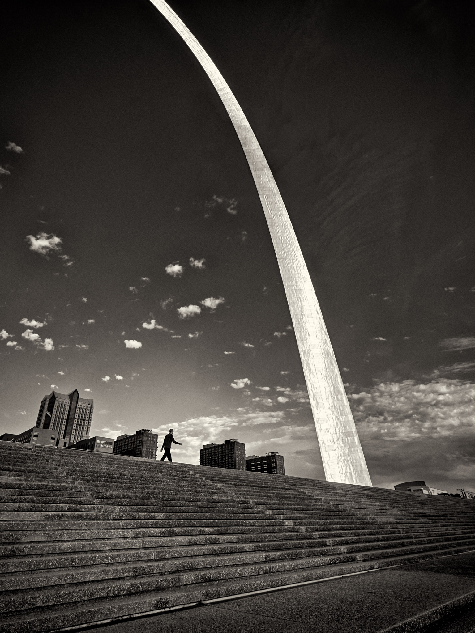 Gateway Arch Passerby